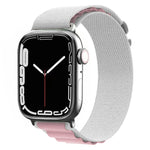 ナイロンウォッチバンド、Apple Watch シリーズ8&7 45mm / SE 2&6&SE&5&4 44mm / 3&2&1 42mm用、Apple Watch tra シリーズ8&7 45mm / SE 2&6&SE&5&4 44mm / 3&2&1 42mm用