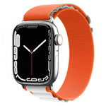 ナイロンウォッチバンド、Apple Watch シリーズ8&7 45mm / SE 2&6&SE&5&4 44mm / 3&2&1 42mm用、Apple Watch tra シリーズ8&7 45mm / SE 2&6&SE&5&4 44mm / 3&2&1 42mm用
