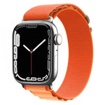 ナイロンウォッチバンド、Apple Watch シリーズ8&7 45mm / SE 2&6&SE&5&4 44mm / 3&2&1 42mm用、Apple Watch tra シリーズ8&7 45mm / SE 2&6&SE&5&4 44mm / 3&2&1 42mm用