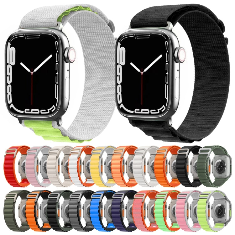 ナイロンウォッチバンド、Apple Watch シリーズ8&7 45mm / SE 2&6&SE&5&4 44mm / 3&2&1 42mm用、Apple Watch tra シリーズ8&7 45mm / SE 2&6&SE&5&4 44mm / 3&2&1 42mm用