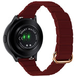 22mm 磁気バックルレザーウォッチバンド、Samsung Galaxy Watch3 45mm用
