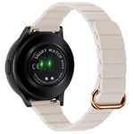 22mm 磁気バックルレザーウォッチバンド、Samsung Galaxy Watch3 45mm用