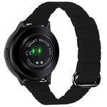 22mm 磁気バックルレザーウォッチバンド、Samsung Galaxy Watch3 45mm用