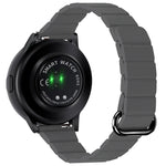 22mm 磁気バックルレザーウォッチバンド、Samsung Galaxy Watch3 45mm用