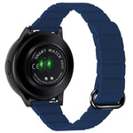22mm 磁気バックルレザーウォッチバンド、Samsung Galaxy Watch3 45mm用