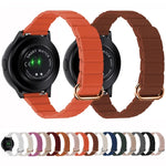 22mm 磁気バックルレザーウォッチバンド、Samsung Galaxy Watch3 45mm用
