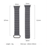 22mm 磁気バックルレザーウォッチバンド、Samsung Galaxy Watch3 45mm用