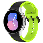二色シリコンウォッチバンド、Samsung Galaxy Watch4 Classic 46mm / Watch4 44mm用、Samsung Galaxy Watch4 Classic 42mm / Watch4 40mm用、Samsung Galaxy Watch5 Pro / Watch5用
