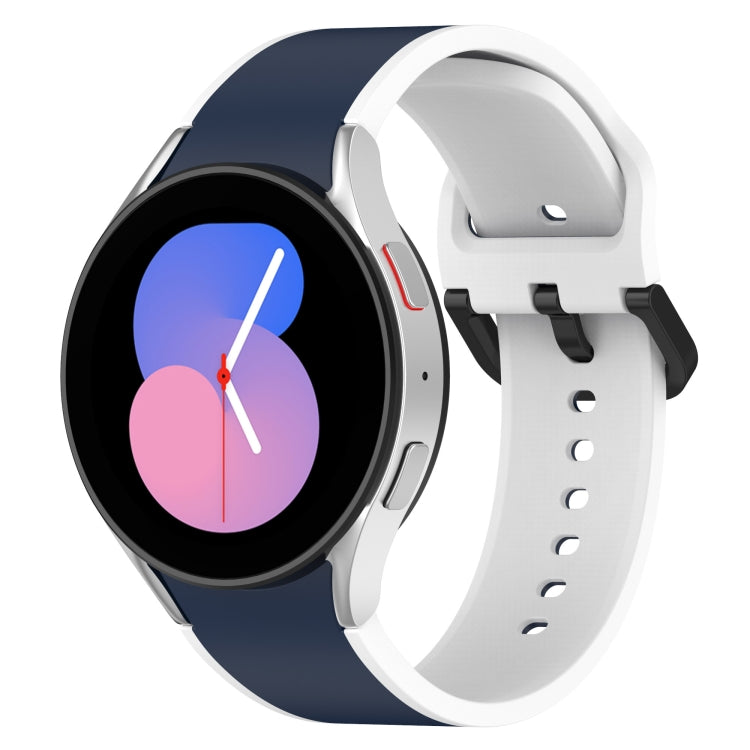 二色シリコンウォッチバンド、Samsung Galaxy Watch4 Classic 46mm / Watch4 44mm用、Samsung Galaxy Watch4 Classic 42mm / Watch4 40mm用、Samsung Galaxy Watch5 Pro / Watch5用