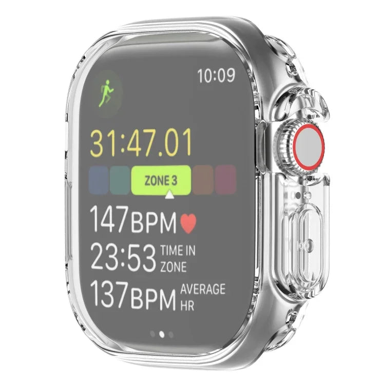 Apple Watch Ultra 1 / 2 / 3 49mm 用TPU全面透明保護ケース、Apple Watch Ultra 1 / 2 / 3 49mm 用