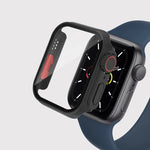 Apple Watch Series 9 / 8 / 7 45mm用 フィルムPCウォッチケース 取り外し可能なボタン付き、Apple Watch Series 9 / 8 / 7 45mm用