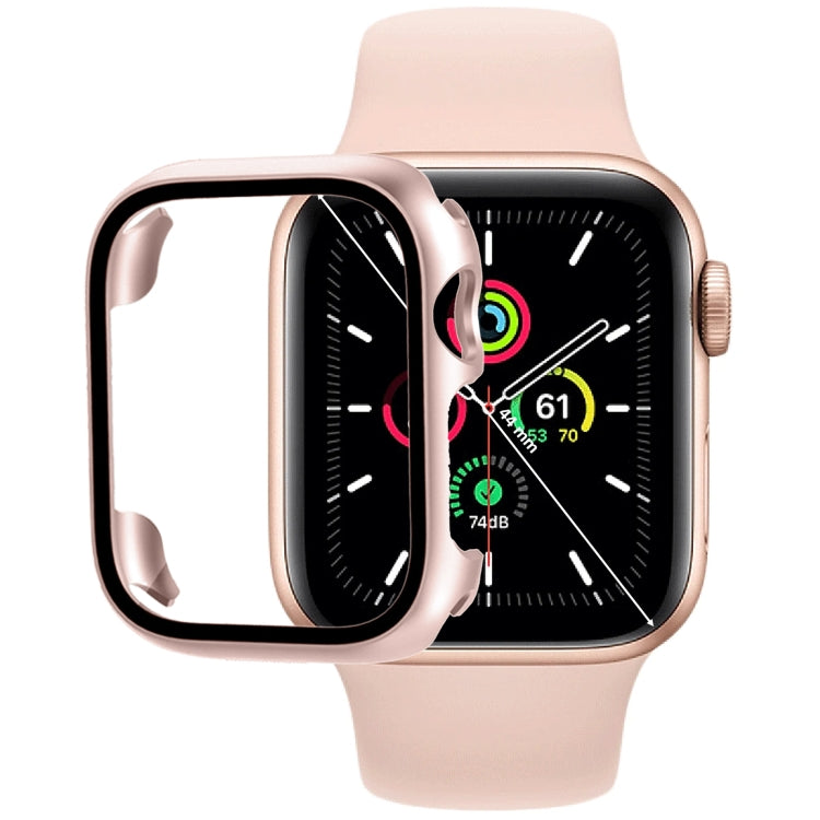強化ガラスフィルムPC時計ケース、Apple Watch Series SE 3＆SE 2＆6＆SE＆5＆4 44mm用、Apple Watch Series SE 3＆SE 2＆6＆SE＆5＆4 40mm用
