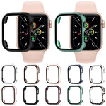 強化ガラスフィルムPC時計ケース、Apple Watch Series SE 3＆SE 2＆6＆SE＆5＆4 44mm用、Apple Watch Series SE 3＆SE 2＆6＆SE＆5＆4 40mm用