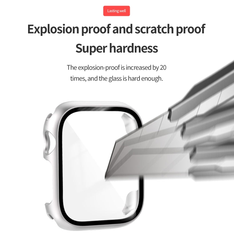 強化ガラスフィルムPC時計ケース、Apple Watch Series SE 3＆SE 2＆6＆SE＆5＆4 44mm用、Apple Watch Series SE 3＆SE 2＆6＆SE＆5＆4 40mm用