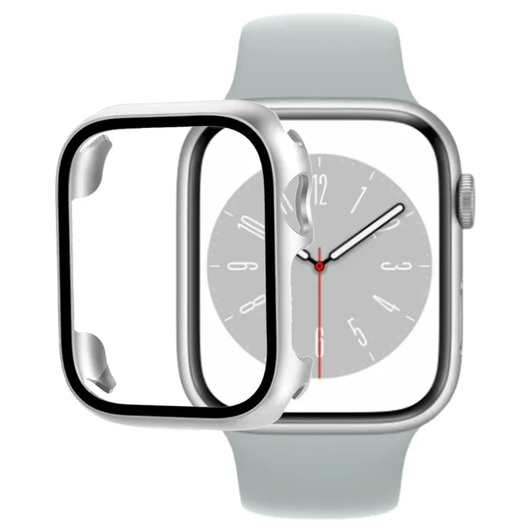 強化ガラスフィルムPCウォッチケース、Apple Watch Series 9 / 8 / 7 41mm 用、Apple Watch Series 9 / 8 / 7 45mm 用