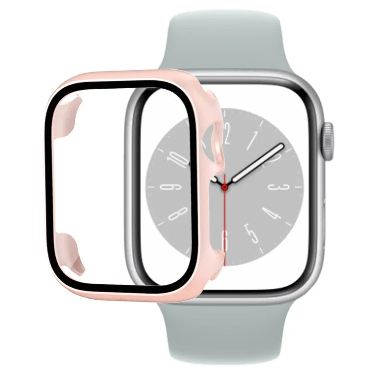 強化ガラスフィルムPCウォッチケース、Apple Watch Series 9 / 8 / 7 41mm 用、Apple Watch Series 9 / 8 / 7 45mm 用