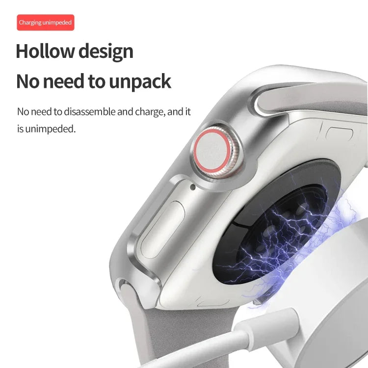 強化ガラスフィルムPCウォッチケース、Apple Watch Series 9 / 8 / 7 41mm 用、Apple Watch Series 9 / 8 / 7 45mm 用