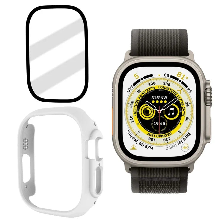 強化ガラスフィルムマットPCウォッチケース、Apple Watch Ultra 3 / 2 / 1 49mm 用