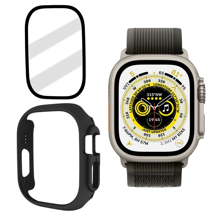 強化ガラスフィルムマットPCウォッチケース、Apple Watch Ultra 3 / 2 / 1 49mm 用