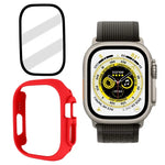 強化ガラスフィルムマットPCウォッチケース、Apple Watch Ultra 3 / 2 / 1 49mm 用
