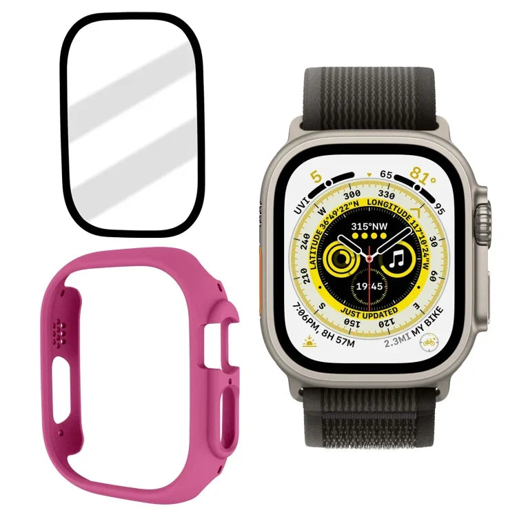 強化ガラスフィルムマットPCウォッチケース、Apple Watch Ultra 3 / 2 / 1 49mm 用