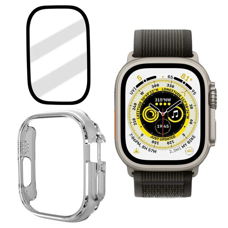 強化ガラスフィルムマットPCウォッチケース、Apple Watch Ultra 3 / 2 / 1 49mm 用