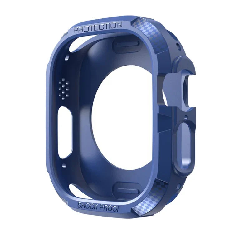 三重防護TPUカーボンファイバー保護ケース、Apple Watch Ultra 3 / 2 / 1 49mm 用