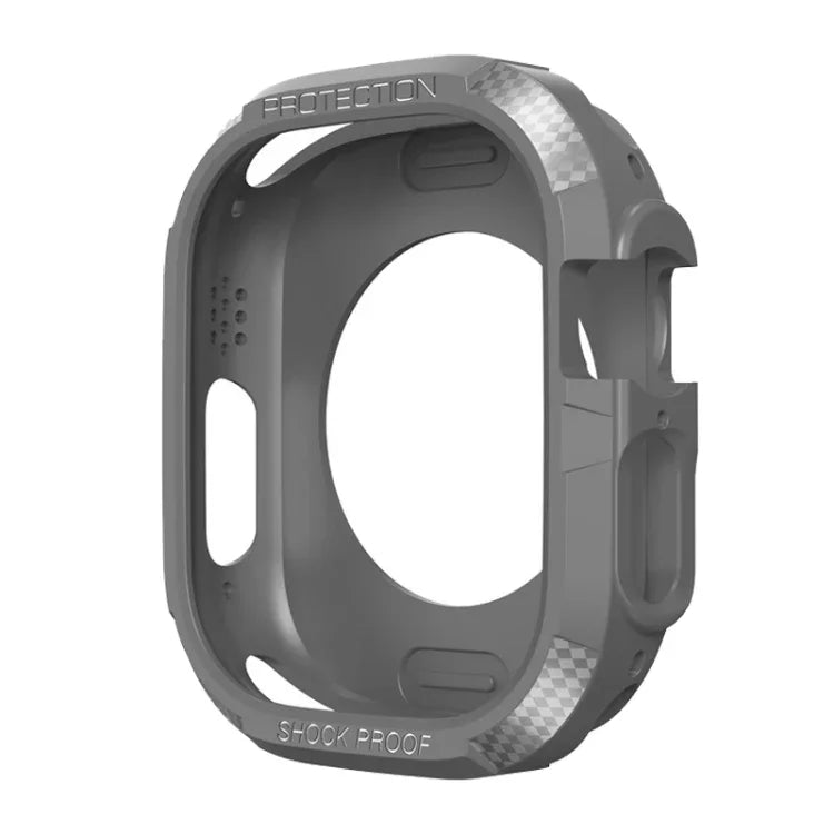 三重防護TPUカーボンファイバー保護ケース、Apple Watch Ultra 3 / 2 / 1 49mm 用