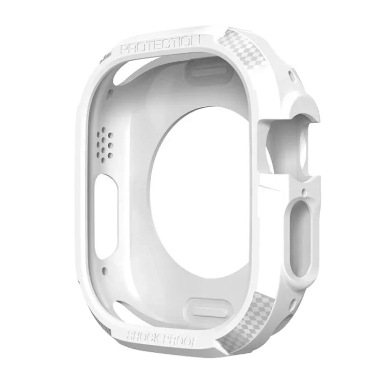 三重防護TPUカーボンファイバー保護ケース、Apple Watch Ultra 3 / 2 / 1 49mm 用