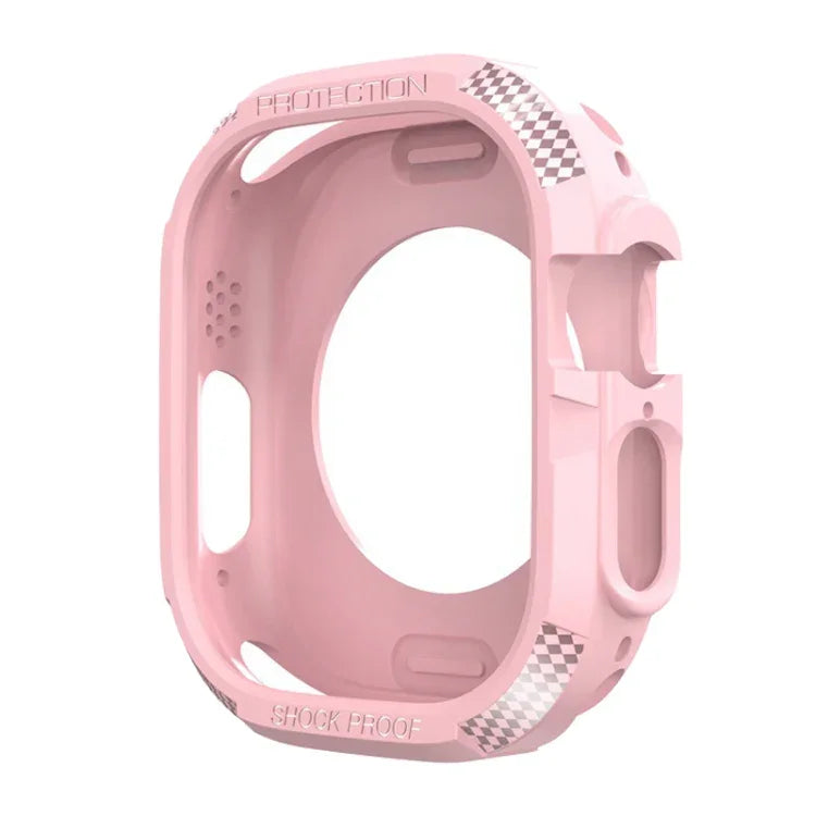 三重防護TPUカーボンファイバー保護ケース、Apple Watch Ultra 3 / 2 / 1 49mm 用