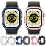 三重防護TPUカーボンファイバー保護ケース、Apple Watch Ultra 3 / 2 / 1 49mm 用