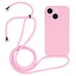Crossbody Lanyard Liquid Silicone Case, For iPhone 14 Pro Max, For iPhone 13, For iPhone 13 Pro