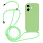 Crossbody Lanyard Liquid Silicone Case, For iPhone 13 Pro Max, For iPhone 12, For iPhone 12 Pro