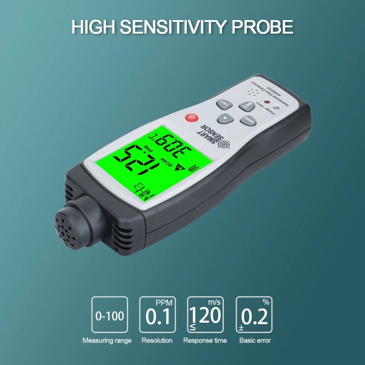 SmartSensor AR8500 携帯用アンモニアガス NH3 検出メーター, AR8500