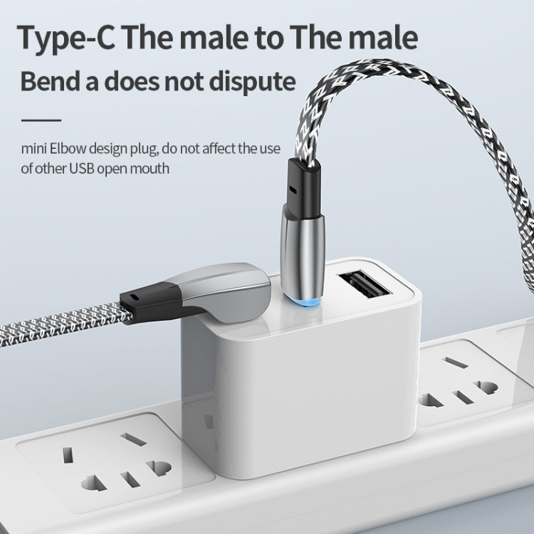3A USB-C/Type-C から 8ピンエルボー高速充電データケーブル、3A Type-C から 8ピン 1.2m、3A Type-C から 8ピン 2m