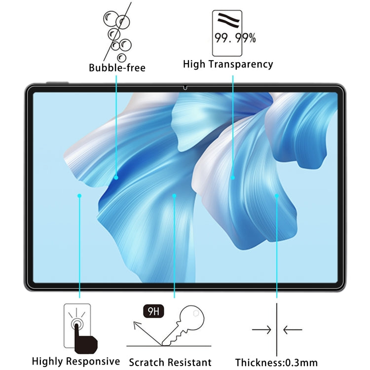 9H 0.3mm耐衝撃強化ガラスフィルム、Huawei MateBook E Go用（1枚）、Lenovo Pad Pro 2022 11.2インチ / Tab P11 Pro Gen 2 11.2用（1枚）