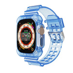 グレイシャー透明TPU一体型ウォッチバンド、Apple Watch Ultra 49mm 用