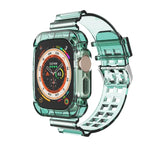 グレイシャー透明TPU一体型ウォッチバンド、Apple Watch Ultra 49mm 用
