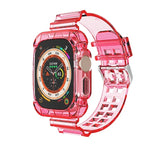 グレイシャー透明TPU一体型ウォッチバンド、Apple Watch Ultra 49mm 用
