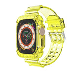 グレイシャー透明TPU一体型ウォッチバンド、Apple Watch Ultra 49mm 用
