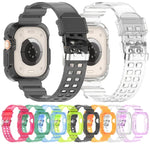 グレイシャー透明TPU一体型ウォッチバンド、Apple Watch Ultra 49mm 用