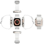 グレイシャー透明TPU一体型ウォッチバンド、Apple Watch Ultra 49mm 用