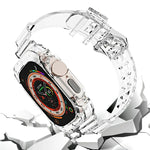 グレイシャー透明TPU一体型ウォッチバンド、Apple Watch Ultra 49mm 用