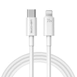 WEKOME WDC-168 オリジナルシリーズ PD 20W USB-C / Type-C から 8ピン高速充電データケーブル、長さ: 1m