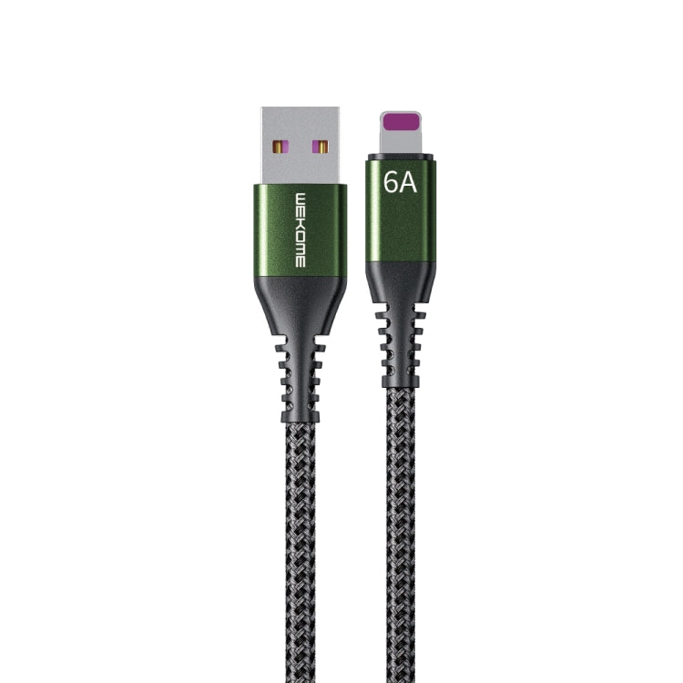 WEKOME WDC-169I Raythonシリーズ 6A USB から 8ピン 急速充電データケーブル、長さ：1m