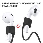 Bluetoothヘッドセット 落下防止ロープ 磁気シリコンストラップ、AirPods Pro 2用
