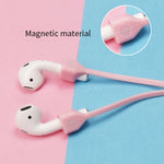 Bluetoothヘッドセット 落下防止ロープ 磁気シリコンストラップ、AirPods Pro 2用