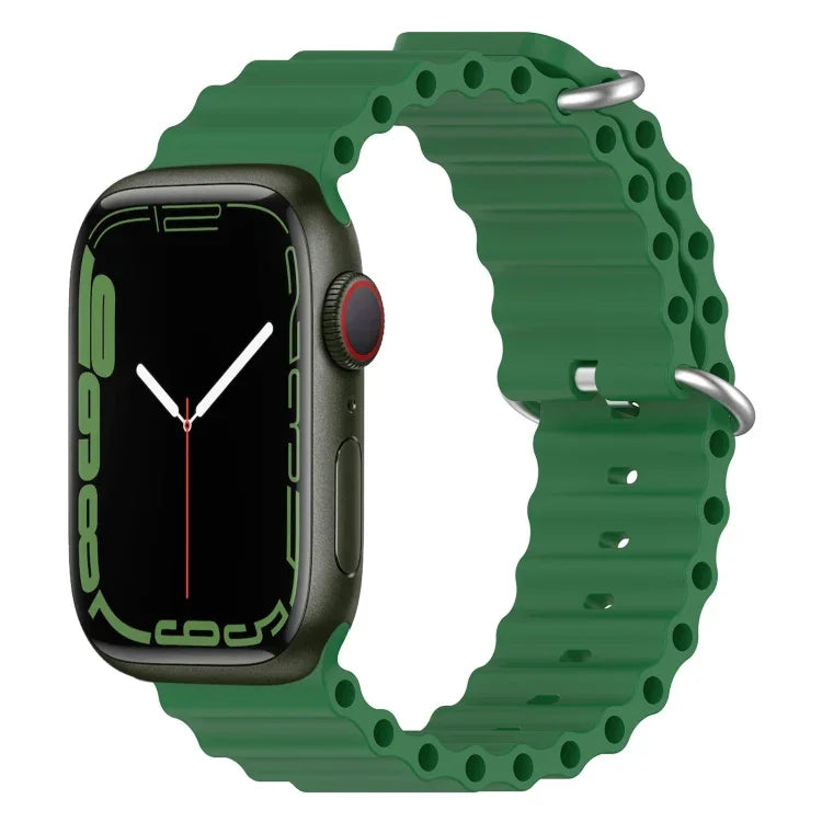オーシャンシリコンウォッチバンド、Apple Watch Series 8&7 41mm 用、Apple Watch Series 8&7 41mm / SE 2&6&SE&5&4 40mm 用