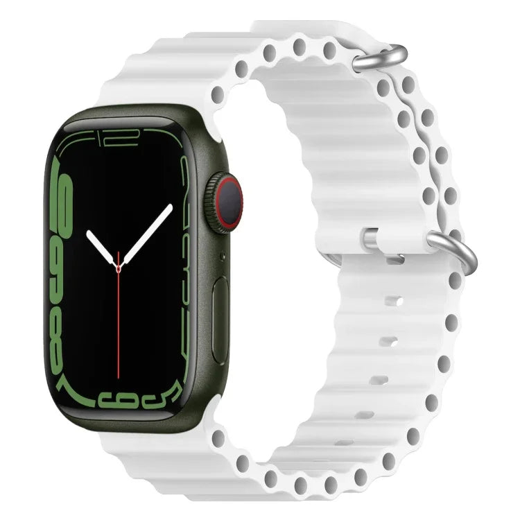 オーシャンシリコンウォッチバンド、Apple Watch Series 8&7 41mm 用、Apple Watch Series 8&7 41mm / SE 2&6&SE&5&4 40mm 用