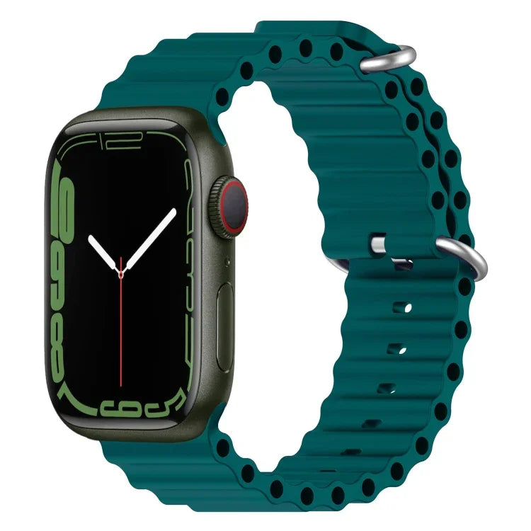 オーシャンシリコンウォッチバンド、Apple Watch Series 8&7 41mm 用、Apple Watch Series 8&7 41mm / SE 2&6&SE&5&4 40mm 用